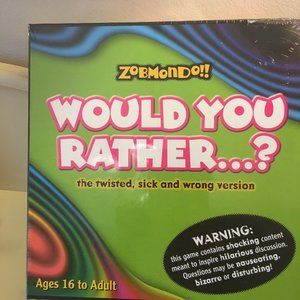 NEW Zobmondo!! Would You Rather? Adult Boardgame